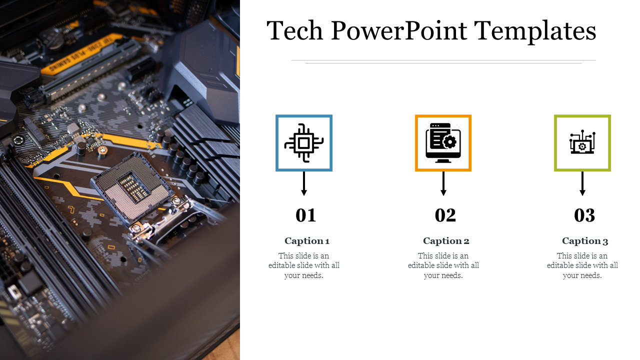 Stunning Tech PowerPoint Templates Presentation Design